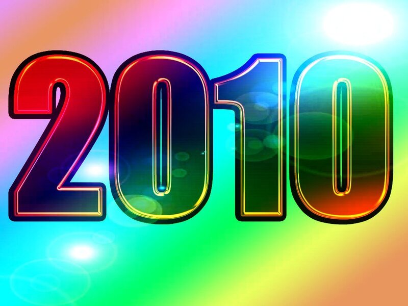 2010 rainbow text