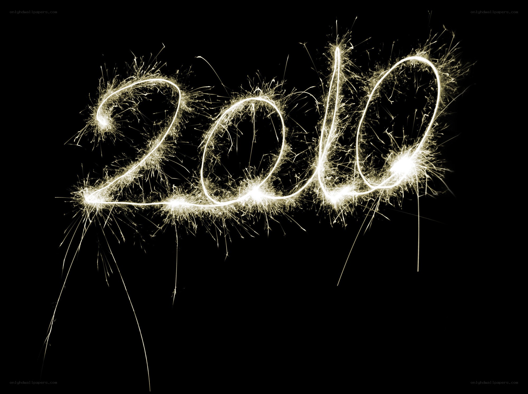 2010 sparkler light writing