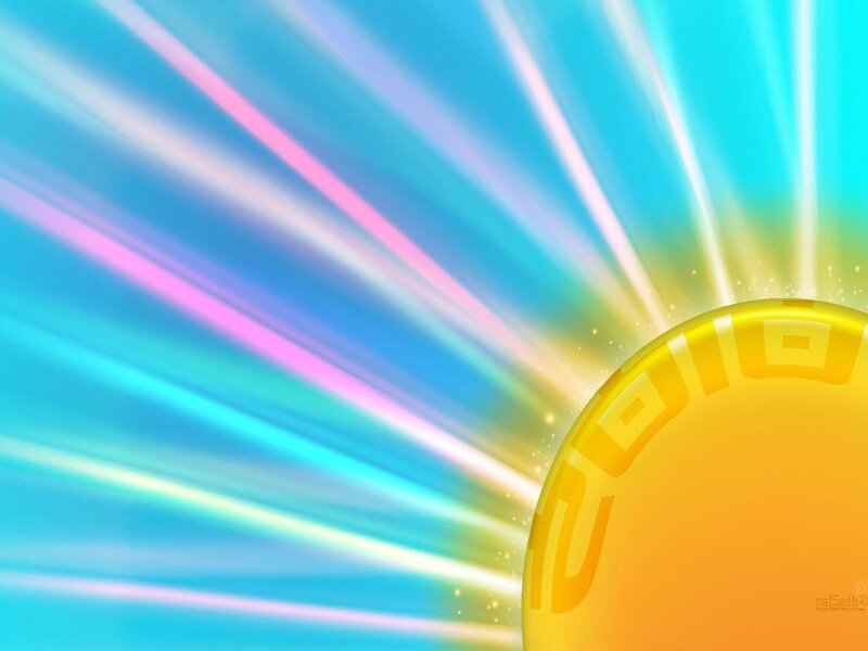 2010 sunburst background