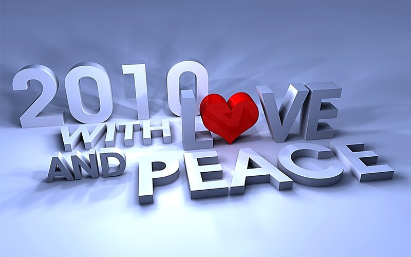 2010 with love and peace