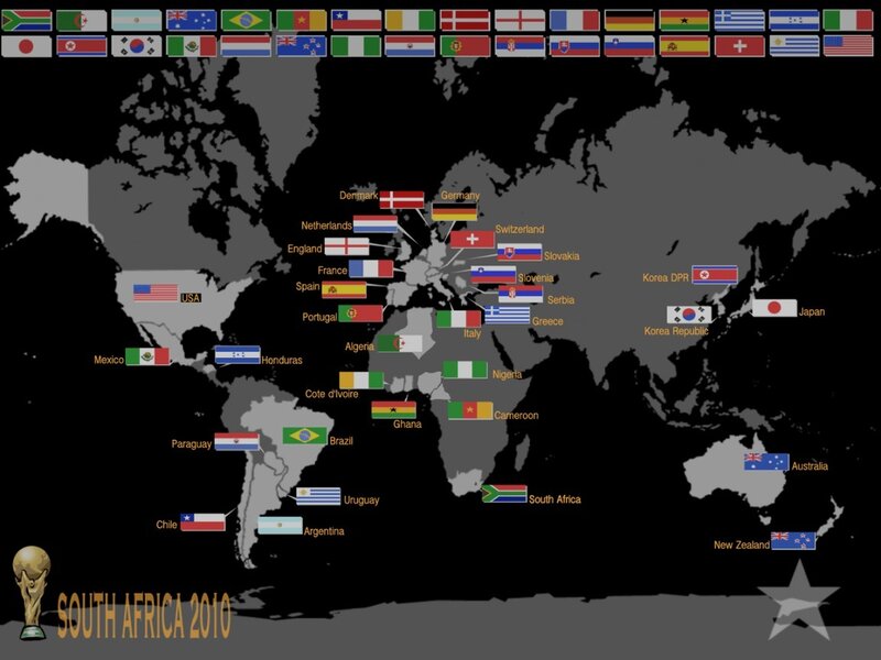 2010 World Cup participating nations