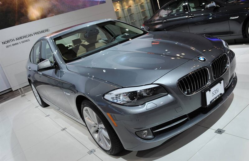 2011 BMW 535i at auto show