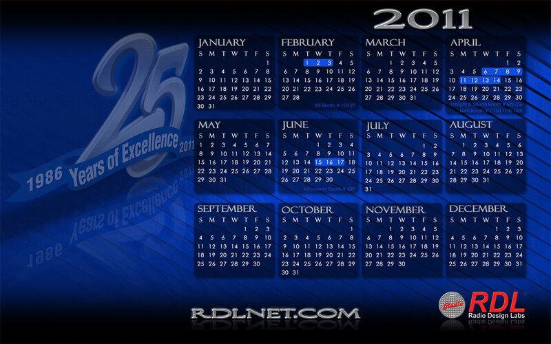 2011 Calendar with Logo