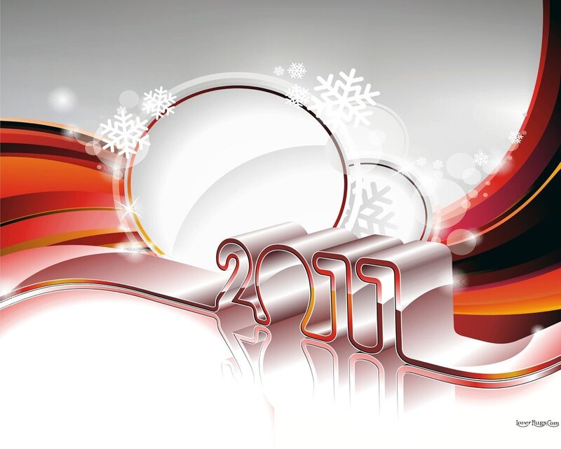 2011 Numbers with Snowflakes