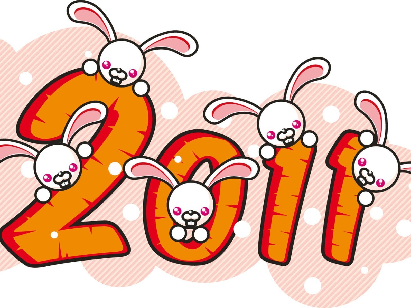 2011 rabbit year illustration