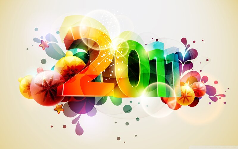 2011 Text with Ornaments