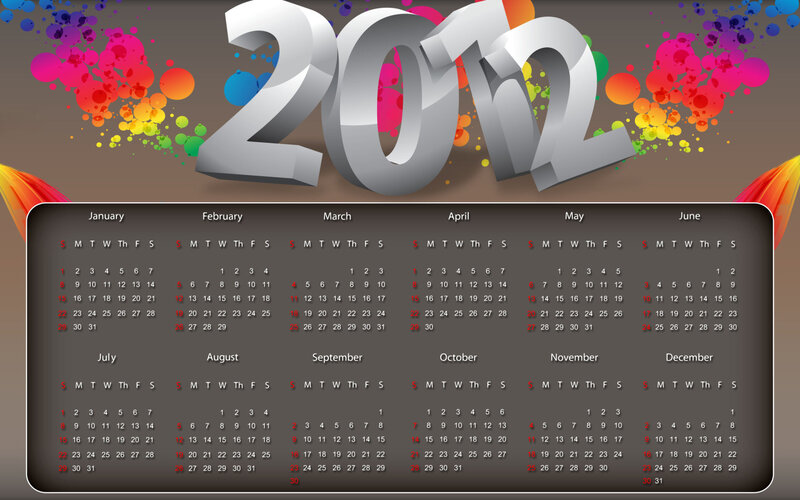 2012 Calendar