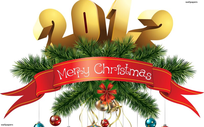 2012 Christmas Decoration — Green, Festive