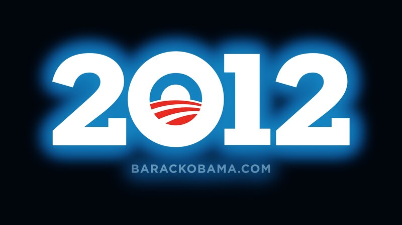 2012 Election Logo — Blue