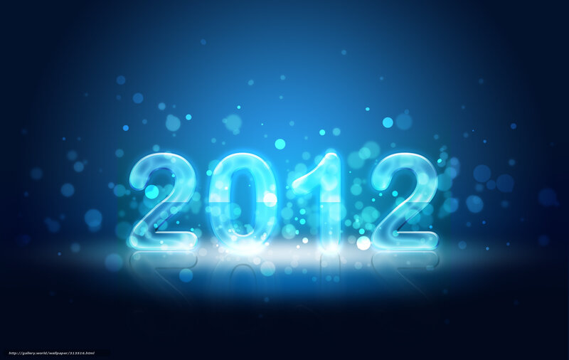 2012 glowing numbers