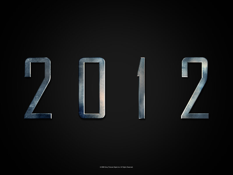 2012 metallic text