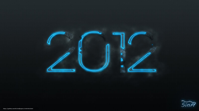 2012 neon numbers