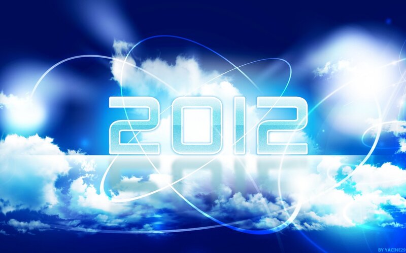 2012 New Year background