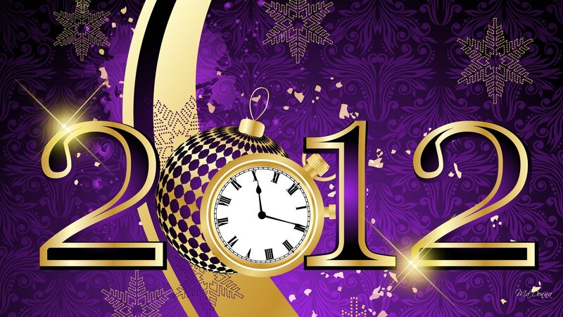 2012 New Year Celebration — Purple