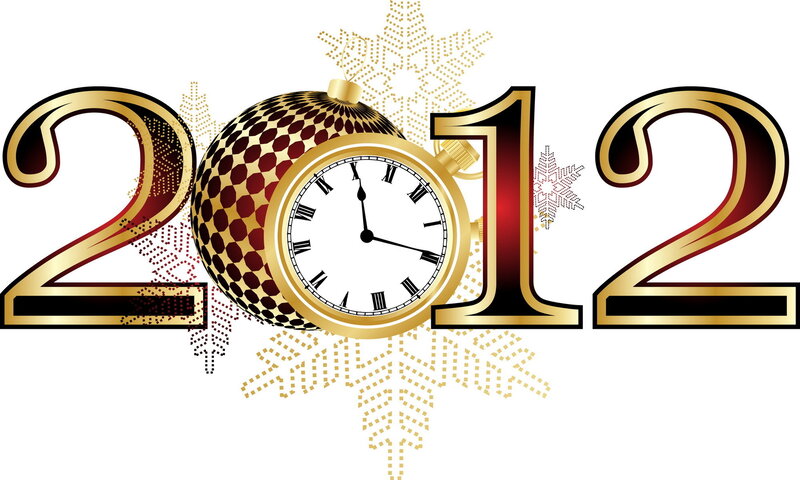 2012 New Year Design — Gold