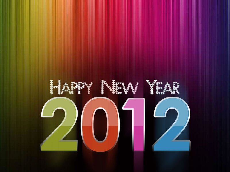 2012 New Year Greeting — Red