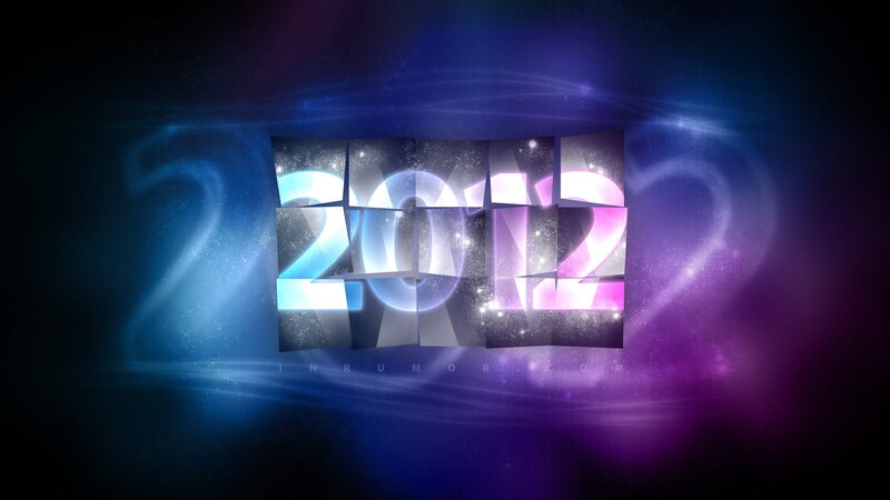 2012 New Year's digital art
