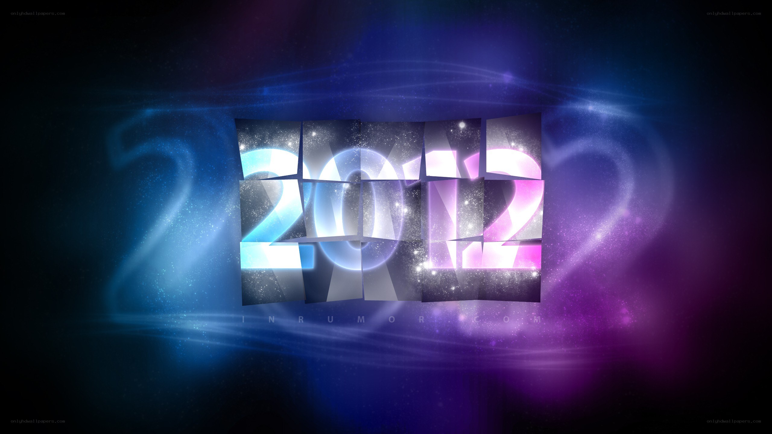 2012 New Year's digital art