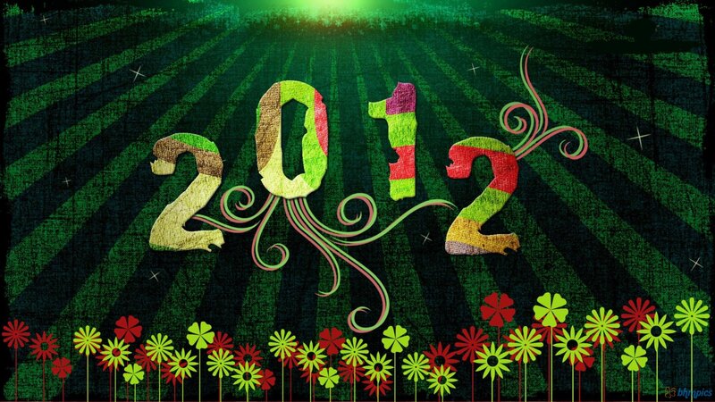 2012 Numbers with Flowers