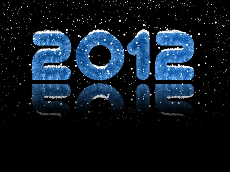 2012 Text with Reflection