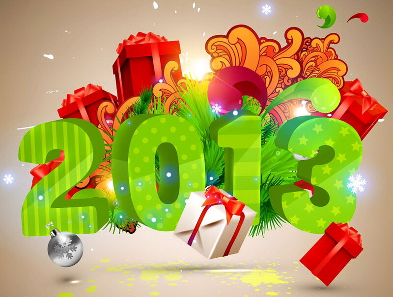 2013 Holiday Graphic — Green