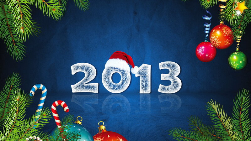 2013 Holiday Numbers — Blue
