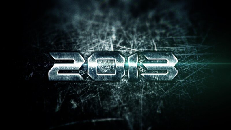 2013 metallic text