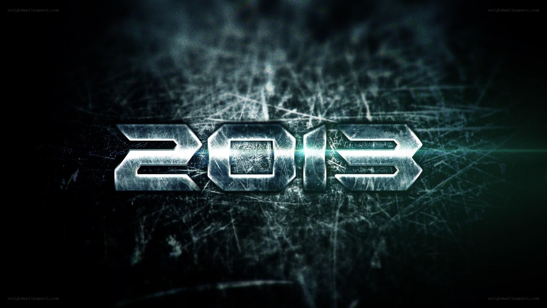 2013 metallic text