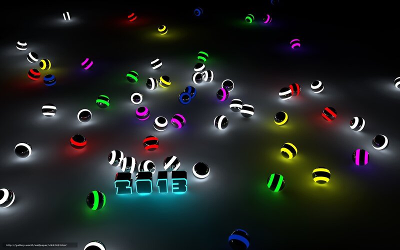 2013 neon balls