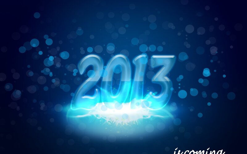2013 new year graphic