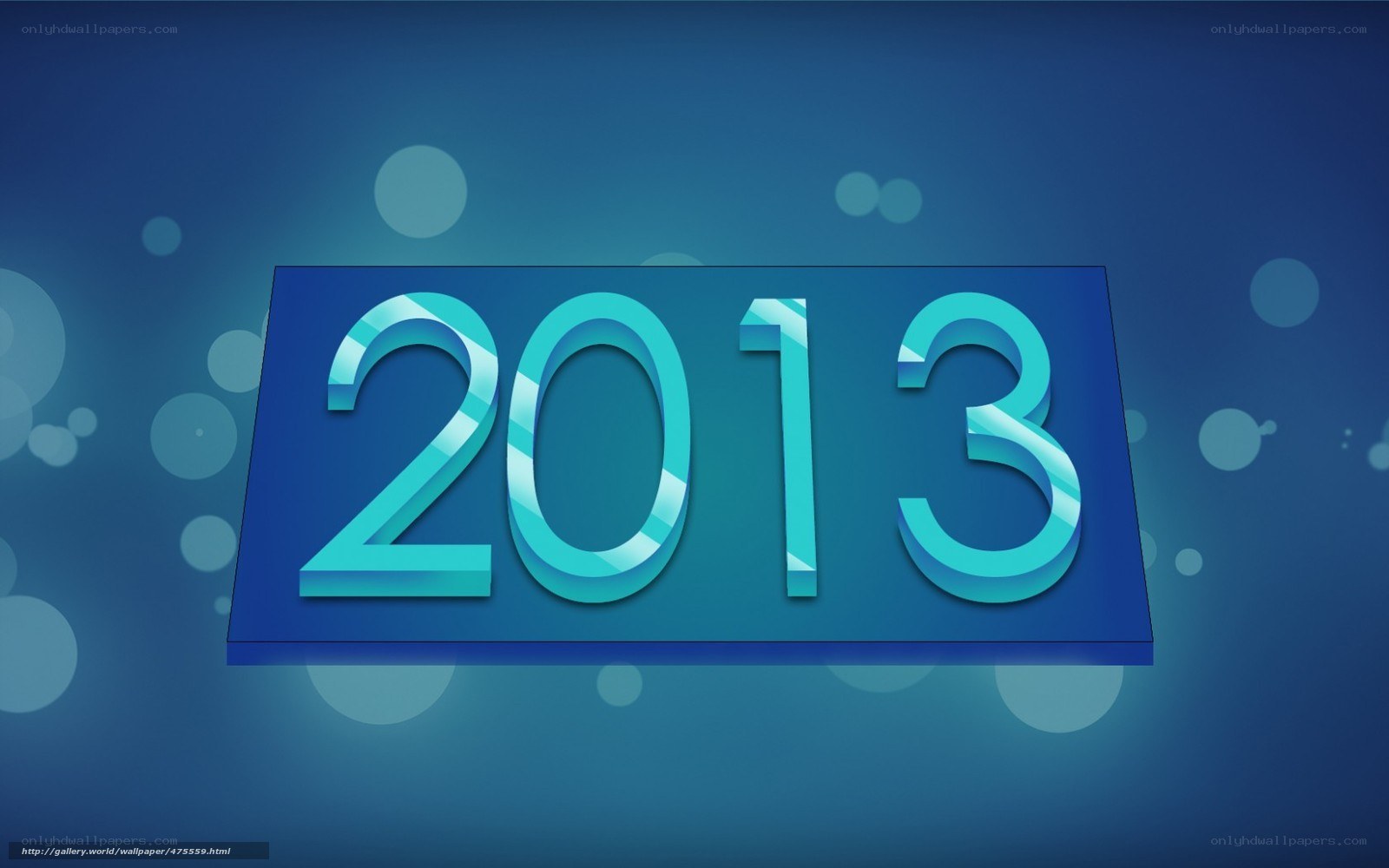 2013 New Year graphic