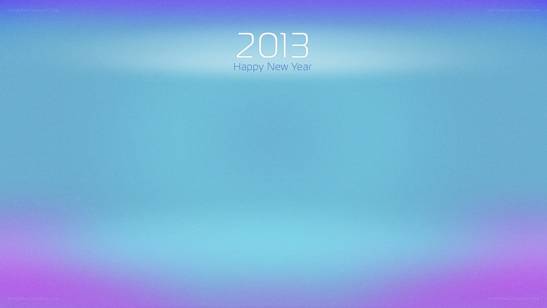 2013 New Year greeting