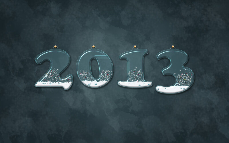 2013 Numbers Decoration