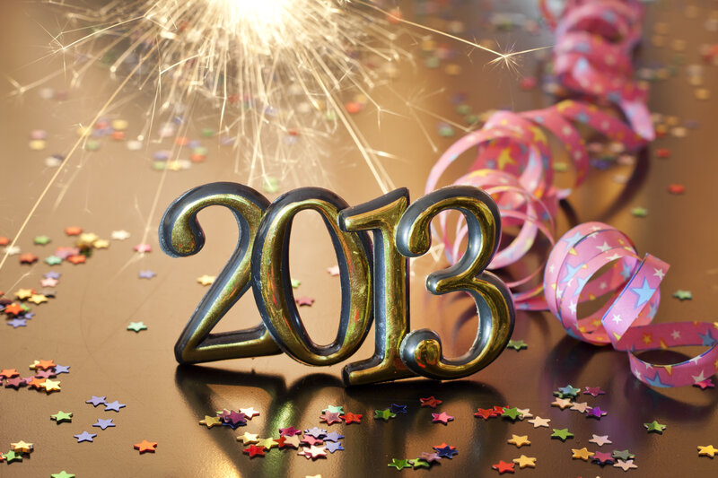 2013 Numbers with Sparkler