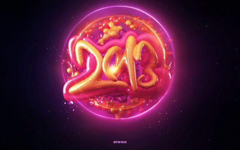 2013 Text in Neon