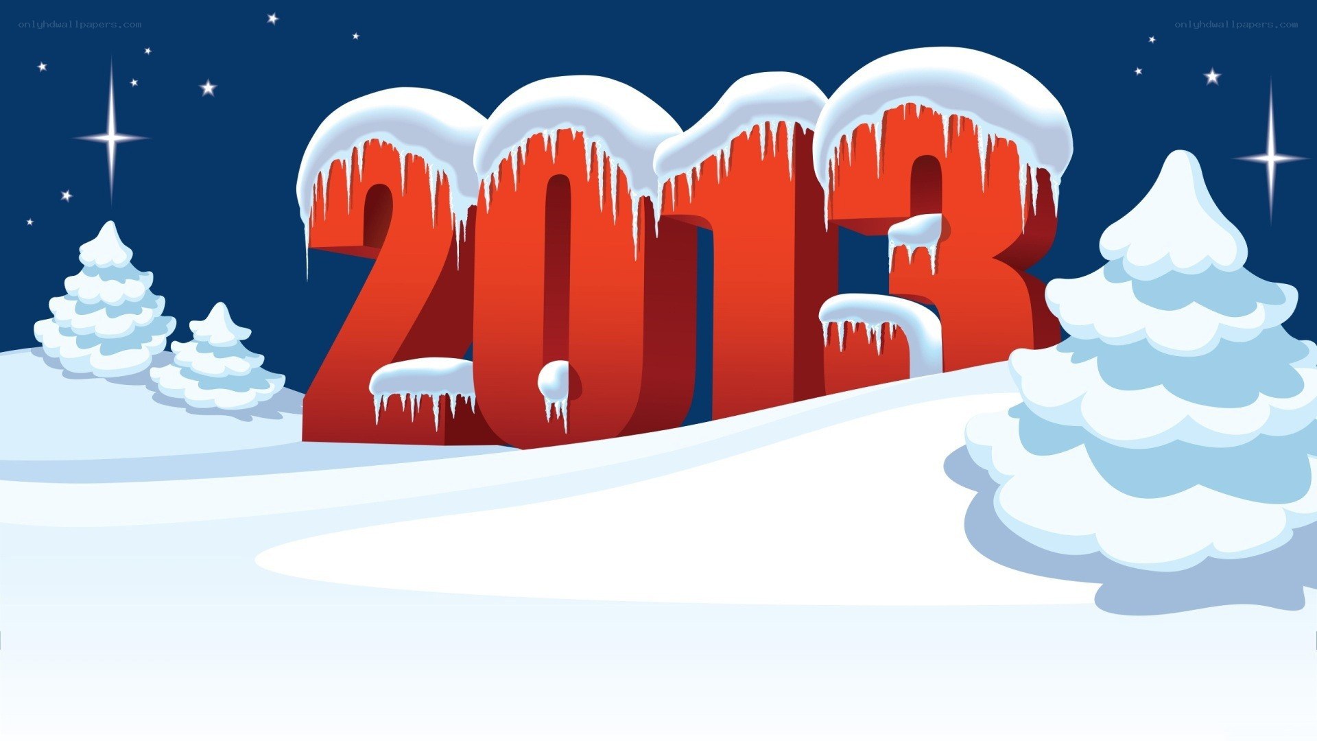 2013 winter holiday scene