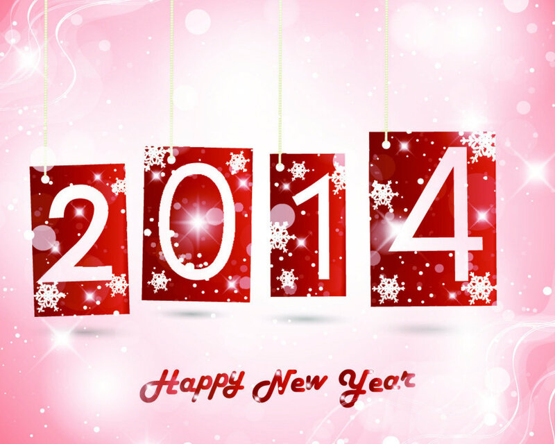 2014 New Year Decoration — Red, Festive