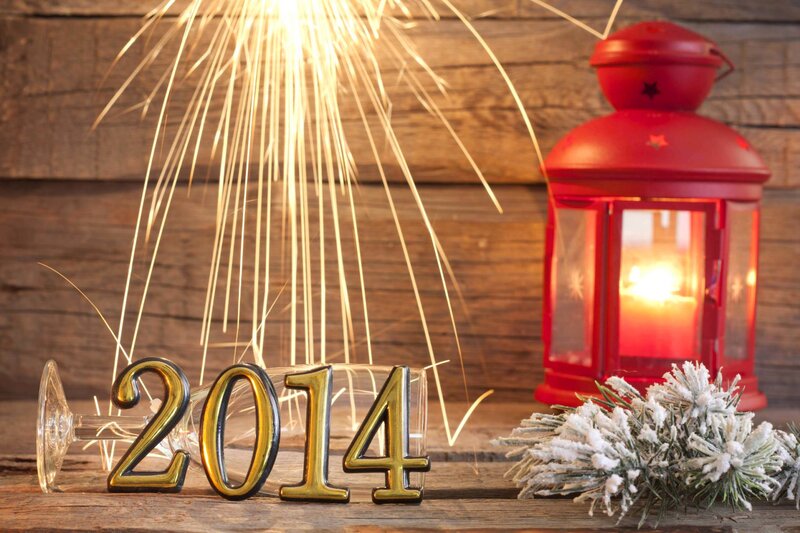 2014 New Year Decoration — Red, Festive, Winter