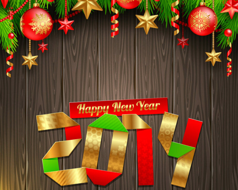 2014 New Year Decoration — Red