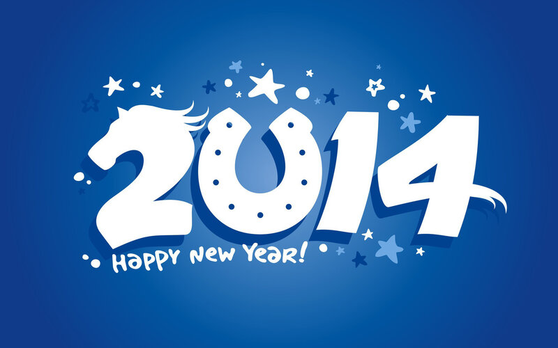 2014 New Year Design — Blue