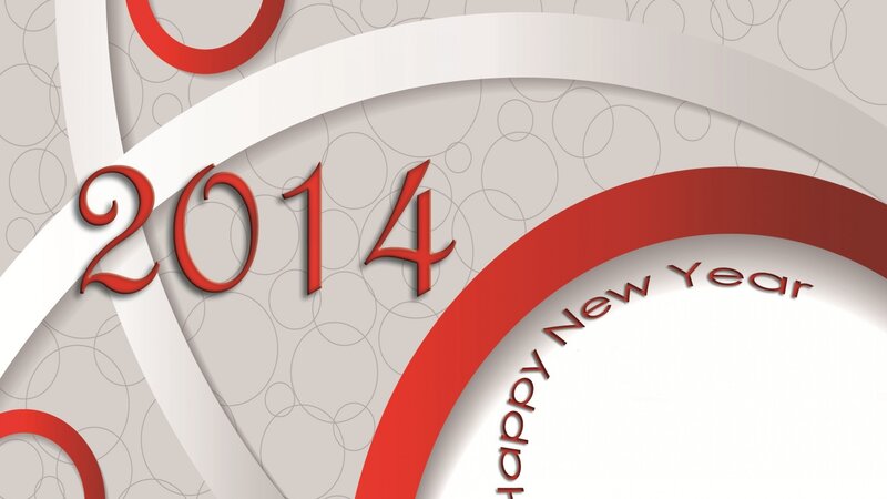 2014 New Year Design — Red, Celebratory