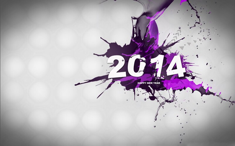 2014 New Year Splash — Purple