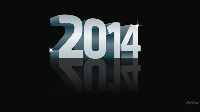 2014 Text on Black