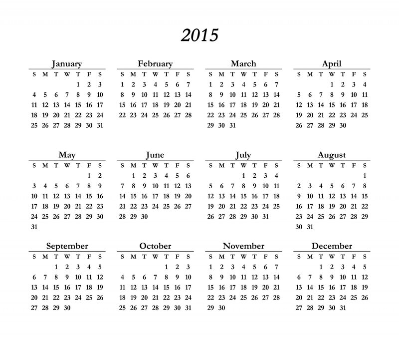 2015 Calendar
