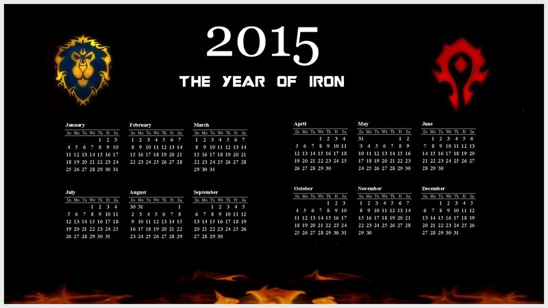 2015 Calendar with Logos