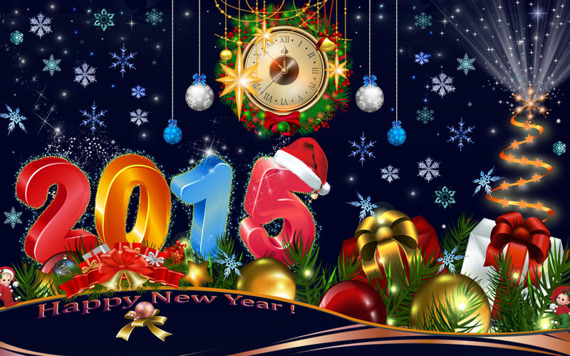 2015 New Year Celebration — Blue