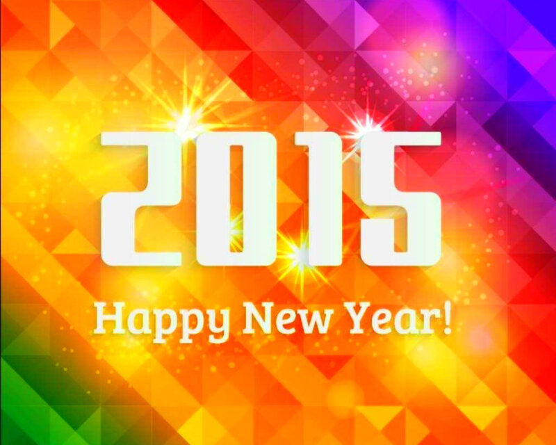 2015 New Year Greeting — Orange