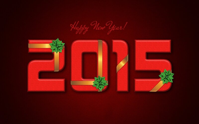 2015 New Year Greeting — Red