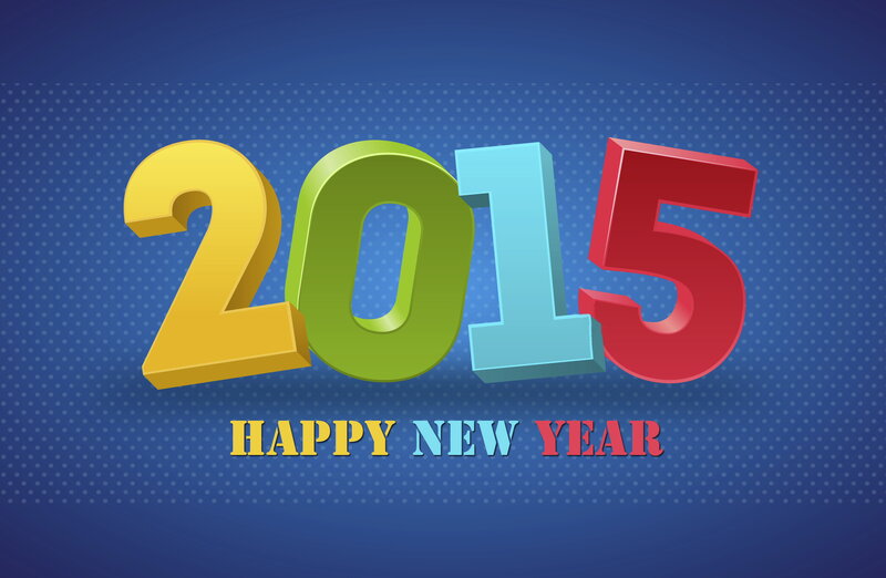 2015 New Year Text
