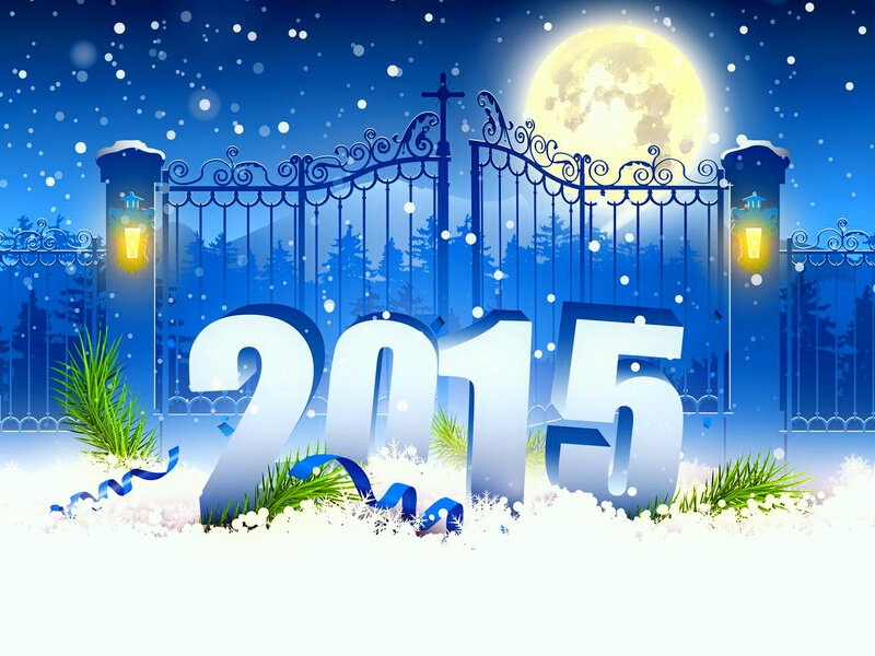 2015 Numbers in Snow — Blue